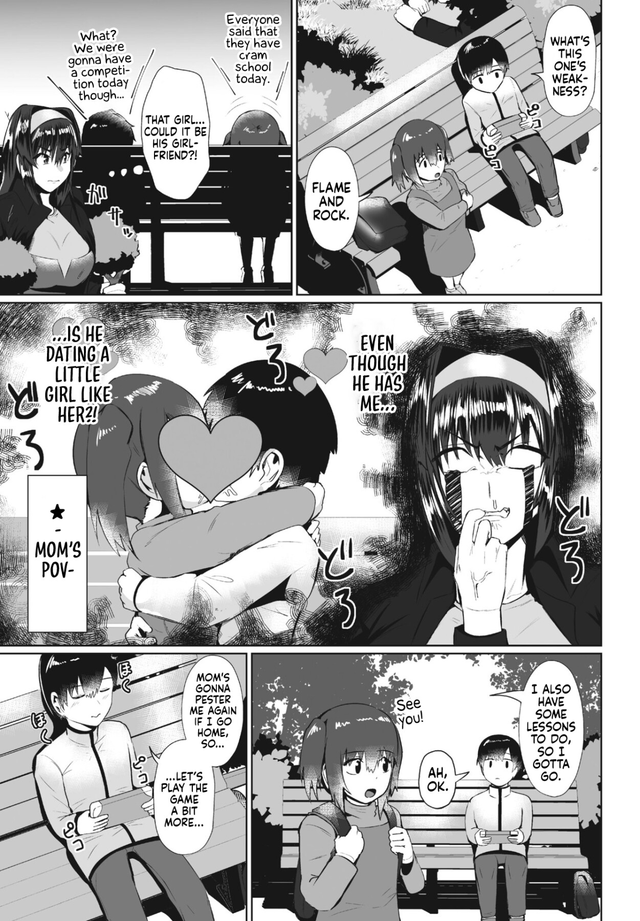 Hentai Manga Comic-Be Careful of Mom's Jealousy!-Read-3